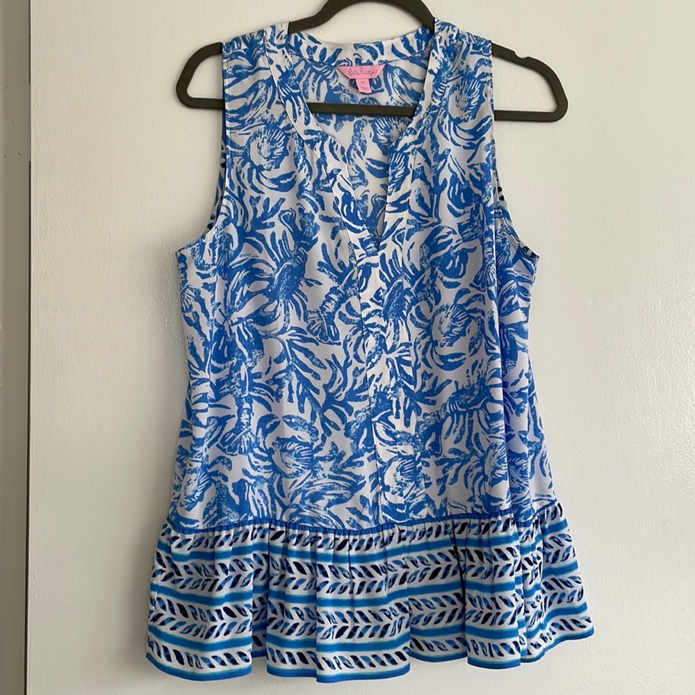 Lilly Pulitzer Gramercy Sleeveless Top. Size M  NWOT. Never worn.